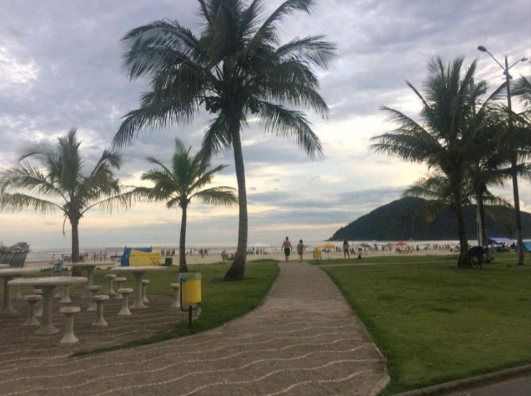 Apartamento Praia Bertioga Frente Mar Apartment Luaran gambar
